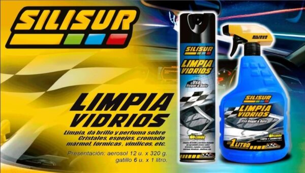 PROMO X 6 UNIDADES TC SILISUR LIMPIA VIDRIOS A GATILLO. 6unid. x 1Lts