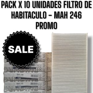 PROMO PACK X 10 UNIDADES Filtros para Habitáculo - CITROEN C5 05-/C6 05-/PEUGEOT 407 04- (OEM : 6447TC) - MAH 246  (MAH 246 MH 358 AKX-1448/C CFA 9920 HM 2077 TH 981/978 CUK 3240 6447TC)