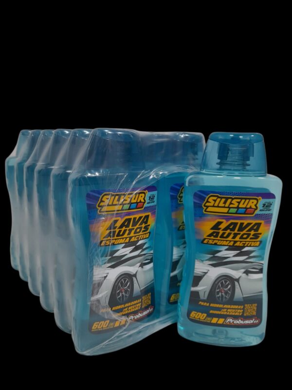 PROMO X 12 UNIDADES UN SILISUR LAVAAUTO ESP. ACTIVA 12 unid. x 600cc - Image 2