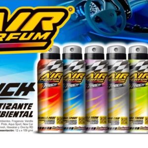 PROMO X 12 UNIDADES TC AIR PERFUM TOUCH SURTIDO AER 12unid.x 109 Grs (One by RD, Limon Fresh, Vainilla, Hawaiian coco, New Car, Aqua Sport, Chicle Boom)