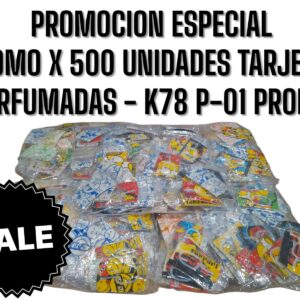 PROMO X 500 UNIDADES PERFUME (AROMATIZADOR) TARJETAS PERFUMADAS - K78 P-01  (aromatizador para tablero simil FUL 631 - FUL 9030 - FUL -9052 - FUL 9041 - FUL 9037 - FUL 9022 - FUL 638 FUL 618) (pino - comodin )