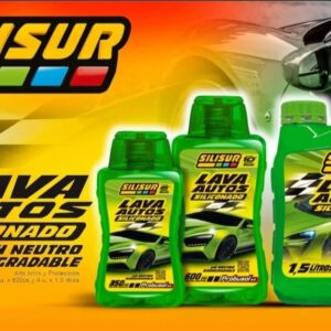 PROMO X 12 UNIDADES TC SILISUR LAVA AUTOS SILICONADO 12unid.x 600cc