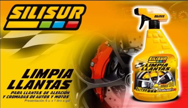 PROMO X 6 UNIDADES TC SILISUR LIMPIA LLANTAS 6unid. x 1Lts
