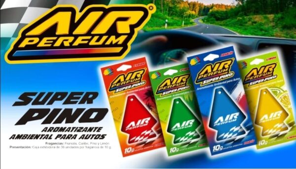 PROMO X 36 UNIDADES CJ AIR PERFUM SUPER PINO CARIBE 36unid. x 10 Grs