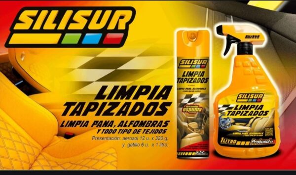 PROMO X 12 UNIDADES TC SILISUR LIMPIATAPIZADO AEROSOL 12unid.x 320 Grs