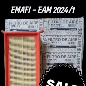 PROMO PACK X 10 UNIDADES   [FILTRO EMAFI] RENAULT CAPTUR/DUSTER DAKAR|OROCH/SANDERO 2.0 16V 16- - EAM 2024/1  (SIMIL AIPA 801)(EAM 2024/1 MR 406 FAP-9299 CA 11654 AMPI 1250 - C 27030 165467674R)(RENAULT CAPTUR 2.0 17/DUSTER 2.0 DAKAR 16>/OROCH/SANDERO RS 16>                       165467674R     C 27 030     CA11654    FAP-9299    MR406   AMPI1250                                                                "Panel280    145    62    No Tejido    6                  Trapezoidal"        )