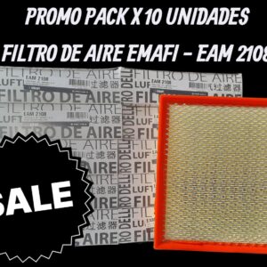 PROMO PACK X 10 UNIDADES   [FILTRO EMAFI] FORD KUGA I 2.5T 08>/MONDEO IV 2.5 07>/VOLVO C30 2.4 2.5 T5 06>/S40 II 2.4 2.5 04-/S80 II 2.5 T 10-/V50 2.4 2.5 04- - EAM 2108(EAM 2108 MR 412 FAP-9035 CA 10253 AMPI 1173 - C 24137/1 6M5Y9601AA)