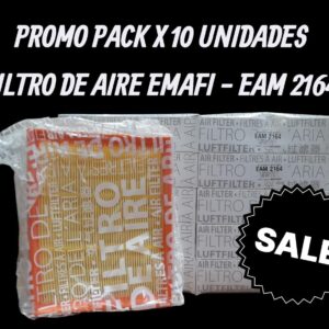 PROMO PACK X 10 UNIDADES   [FILTRO EMAFI] F. AIRE M. BENZ CLASE B170 1.7 / CLASE B200 2.0 05 - 11 / CLASE B200 2.0T 05 - 11 - EAM 2164(EAM 2164 - FAP-9017 CA 10050 - - C 2287 2660940004)