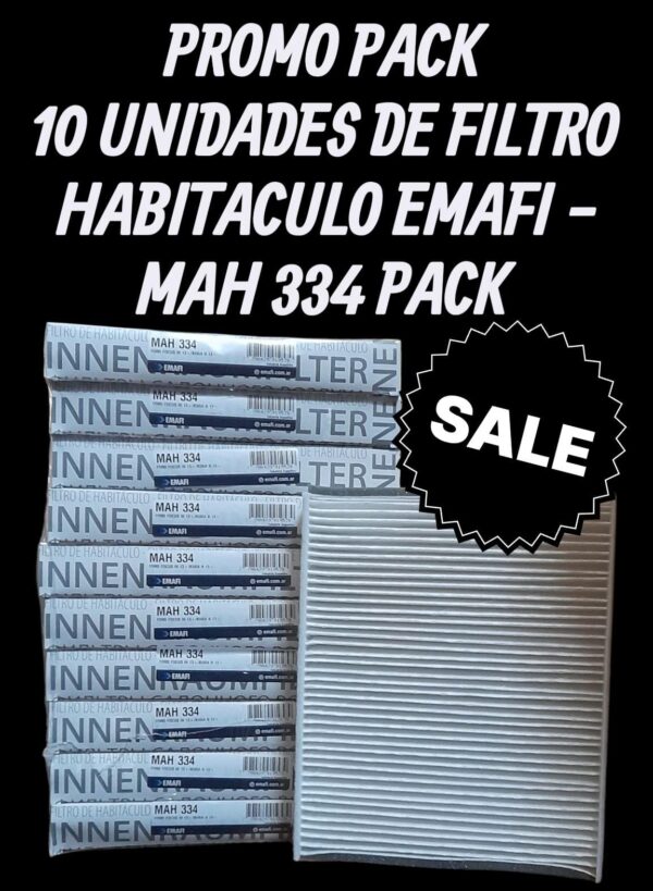PROMO PACK X 10 UNIDADES Filtros para Habitáculo - FORD FOCUS III 13-/KUGA II 13- (OEM : AV6N18D543AA) - MAH 334  ( MAH 334 MH 260 AKX-3594F CF 10584 HM 2139 TH 2024 CU 25007 AV6N18D543AA)