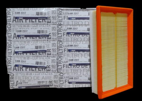 PROMO PACK X 10 UNIDADES [FILTRO EMAFI] Filtro de Aire  EAM 2317        FIAT 1.0 12V Turbo 200 21>        "52079874K68377762AA"        C 27 046/1        -        -        -        -                266        154        49        Panel - Image 4