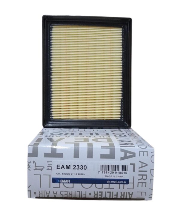 PROMO PACK X 20 UNIDADES [FILTRO EMAFI] Filtro de Aire EAM 2330        CHERY TIGGO 2 Pro   1.5 16V 109CV 21>     151000158AA        -        -        -        -        -                -        -        -        Panel EAM 2330 - Image 3