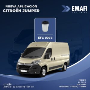 PROMO PACK X 20 UNIDADES  FILTRO EMAFI IMPORTADO DE COMBUSTIBLE PARA:        CITROËN JUMPY/PEUGEOT EXPERT - 1.5 T 120CV 22>        1674213480        PU 7021 zx        -        FCD-0728        -        -              81/69        21/9        115        "Cartucho EFC 0073Ecológico"