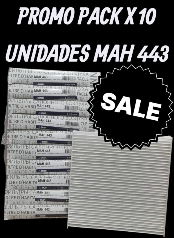 PROMO PACK X 10 UNIDADES Filtros para Habitáculo FORD TERRITORY 1.8 ECOBOOST TURBO 185CV 23>        EKS119G245AA        -        -        AKX-35352        -        -              215        210        34        Rectangular MAH 443 - Image 3
