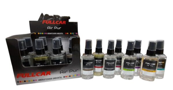 CAJA EXHIBIDORA X 16 UNIDADES PERFUME (AROMATIZADOR) AIR PUR POCKET X 60 CC - FUL 630 - FUL 621  FULL CAR (SIMIL K78 101 - K78 102 - A3680/20