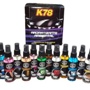 PROMO CAJA X 16 UNIDADES SURTIDAS PERFUME (AROMATIZADOR) AROMATIZANTE AMBIENTAL ATOMIZADOR 75 cc - K78 101 (PERFUMES AROMAS VARIADOS(simil - ful 621 -   A3680/20 )(Aromatizador de celulosa de acción continua.Aromatizador de celulosa de acción continua con formasdivertidas.Notas inspiradas en reconocidas fragancias internacionales:Fragancias:Fragancias surtidas.Ellegance, One, Verveine, Million, Intrepid, Black.Acqua, Caramel, Citrus, Frutos rojos, Vainilla y Uva.)