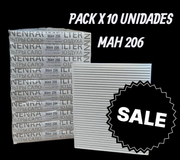 PROMO PACK X 10 UNIDADES Filtros para Habitáculo - HONDA CIVIC III/CIVIC IV/CR-V I/ROVER 420 95-/45 00- (OEM : 79831ST3EC1) - MAH 206  (MAH 206 MH 601 AKX-3599 CF 5865 HM 2032 TH 932/950 CU 2351 79831ST3EC1)