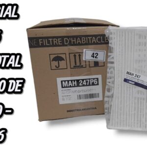 PROMO Filtros para Habitáculo - 3 PACK X 6 UNIDADES (TOTAL 18 FILTROS ) TOYOTA AVENSIS/CAMRY/COROLLA/LAND CRUISER/HILUX/RAV 4 (OEM : 8713952020) - MAH 247P6  (MAH 247 MH 953 AKX-1965 CF 10892 HM 2084 TH 984 CU 1919 8713952020)("871395202087139YZZ08                                                HM2084TOYOTA HILUX/COROLLA X/AVENSIS/CAMRY/RAV-4/LEGACY/LIBERTY/OUTBACK                   871390D010     CU 1919     CF10892    AKX-1965    MH953    TH984871390K010"                                                                195    212    28    Rectangular    6              )