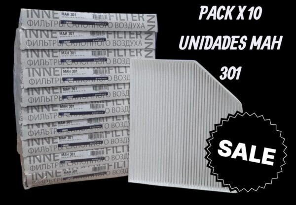 PROMO PACK X 10 UNIDADES Filtros para Habitáculo - AUDI A4/A5/Q5/S4 10- (OEM : 8K0819439) - MAH 301   (  MAH 301 MH 540 AKX-1113 CFA 10458 HM 2087 TH 987 CU 2450 8K0819439)