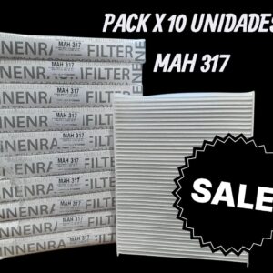 PROMO PACK X 10 UNIDADES Filtros para Habitáculo - HYUNDAI SANTA FE 3.3/3.5 11-/SANTA FE II 2.2 CRDI 16V 10- (OEM : 971332B005) - MAH 317   (  MAH 317 - AKX-2006 - HM 2170 - CU 27007 971332B005)