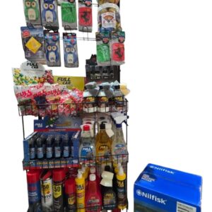 EXHIBIDOR DE PIE FULL CAR - FUL 9056 + Art.        9150        HIDROLAVADORA C110 | Nilfisk Consumer SIN CARGO