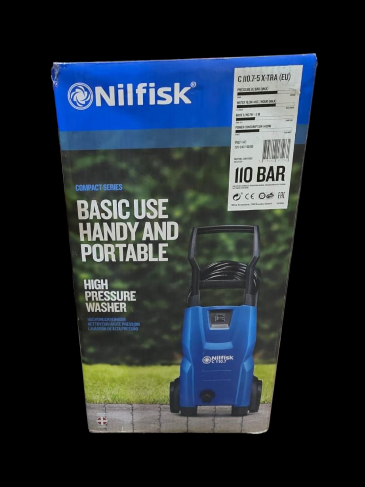 EXHIBIDOR DE PIE FULL CAR - FUL 9056 + Art. 9150 HIDROLAVADORA C110 | Nilfisk Consumer SIN CARGO - Image 2