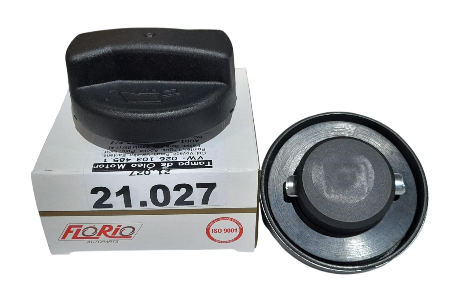PROMO X 5 UNIDADES TAPA DE ACEITE VW/FORD MOTOR AUDI, M.BENZ, AUDI (030.103.485 F/J) - MF21.027 = TA89  (VW : 026.103.485.1Gol, Voyage, Parati, Saveiro, Santana, Pointer, Logus, Apollo, Polo, Golf, Passat, Bora, Fox, Kombi 06/ (1.4)AUDI: 030.103.485 F/J80, 100, A3, A4, A6, A8 8FORDEscort, Verona, (Motor VW)M.B. : 344.018.70.02Todos) - Image 2