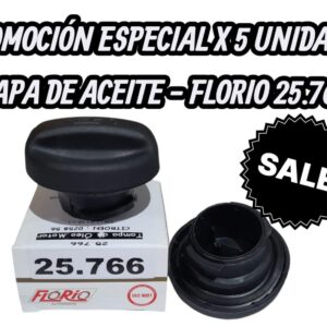 PROMO X 5 UNIDADES TAPA DE ACEITE CITRÖEN/PEUGEOT  MOTOR 2.0/ 16V SIN VÁLVULA→’09 - MF25.766= TA77  (CITROEN : 0258.56/09 (2.0 / 16 v.)PEUGEOT/09 (2.0 / 16 v.))