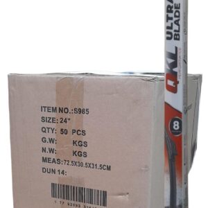 PROMO X 5 CAJAS X 10 UNIDADES (TOTAL 50 ESCOBILLAS ) ESCOBILLA QKL (24) ULTRA BLADE 24 1 PZA 24 " DEL.CURVA - ESC AR74 (UB024-Q)