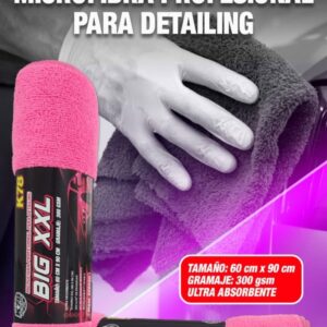 PROMO CAJA X 12 UNIDADES  PAÑO BIG XXL - MICROFIBRA PROFESIONAL DETAILING 60X90 - K78 613 (SIMIL AJ41)