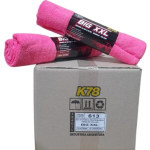 PROMO CAJA X 12 UNIDADES  PAÑO BIG XXL - MICROFIBRA PROFESIONAL DETAILING 60X90 - K78 613 (SIMIL AJ41)