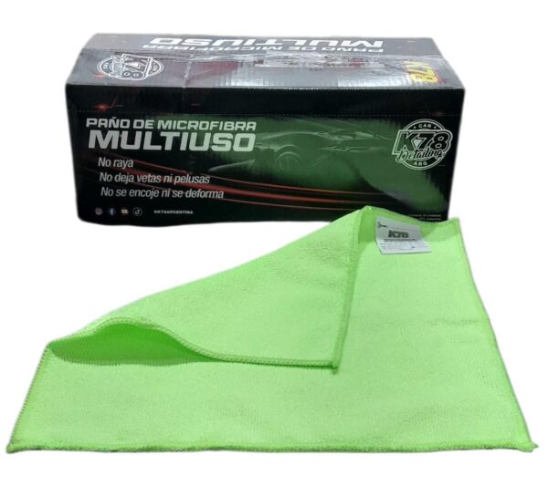 PROMO CAJA EXHIBIDORA X 24 UNIDADES - PAÑO MICROFIBRA MULTIUSO 30X30  - K78 B601-30  (SIMIL AJ25 - AJ25C ) - Image 3