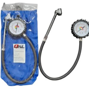 MEDIDOR DE PRESION DE NEUMATICO PROFESIONAL CON PICO Y MANOMETRO  - QKL AI85