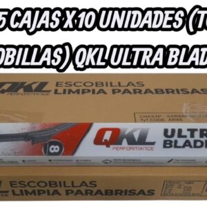 PROMO X 5 CAJAS X 10 UNIDADES (TOTAL 50 ESCOBILLAS )  ESCOBILLA QKL (16) ULTRA BLADE 16 1 PZA 16 " DEL.CURVA - ESC AR66 (UB016-Q)