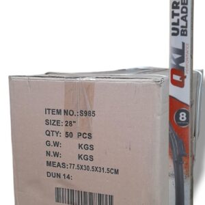 PROMO X 5 CAJAS X 10 UNIDADES (TOTAL 50 ESCOBILLAS ) ESCOBILLA QKL (28) ULTRA BLADE 28 1 PZA 28 " DEL.CURVA - ESC BA28 (UB028-Q)