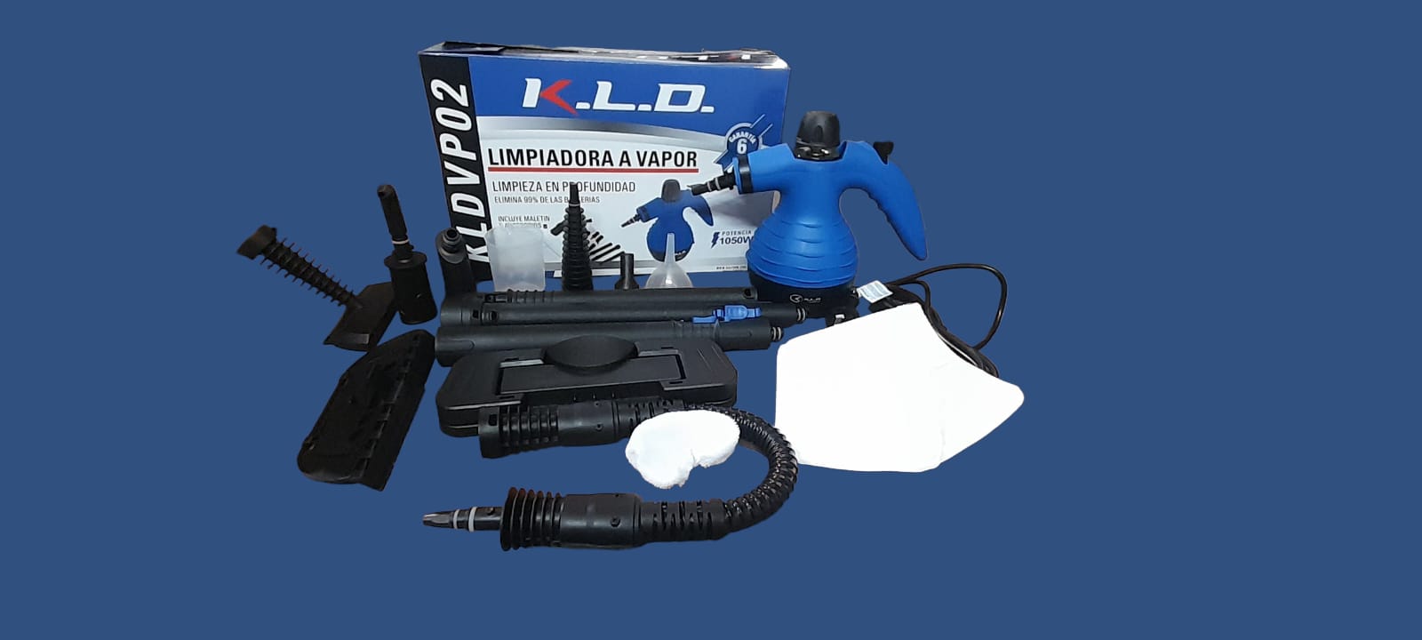 LIMPIADORA A VAPOR 3 BAR 1050W Nº DESPACHO A PLAZA: 24001-IC04-127368-U - Image 2