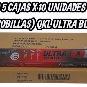 PROMO 5 CAJAs X 10 UNIDADES (TOTAL 50 ESCOBILLAS) ESCOBILLA QKL (14) ULTRA BLADE 14 1 PZA 14 " DEL.CURVA - ESC AR64 (UB014-Q)