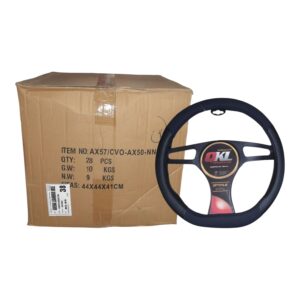 CUBRE VOLANTE  AUTO  DELTA  37/39 CM NEGRO  QKL AX57