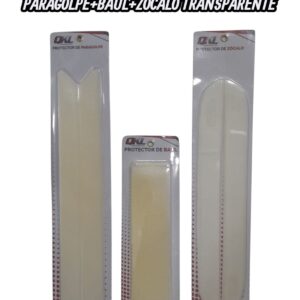 PROMO COMBO X  1 JUEGO PROTECTORES DE PARAGOLPE /ZOCALO/BAUL TRANSPARENTE QKL - QKL SP01T-ZN01T-SB01T PROMO