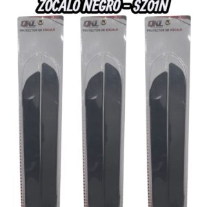 PROMO X 5 JUEGOS PROTECTOR DE ZOCALO NEGRO QKL X 2 - QKL SZ01N