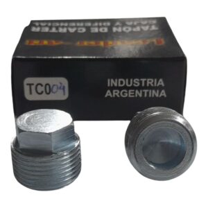 caja x 5 unidades (CONICO) TAPON DE CARTER, CAJA, DIFERENCIAL Fiat todos - LETC004 (TC004(F) ROSCA: M22X1.5                FIAT        600-1500-1600-800-147-125-770        128-europa-supereuropa-spacio        regatta-duna.uno-tipo-tempra        fiorino-palio-siena-strada) (TC004        HEXAGONAL        17MM)