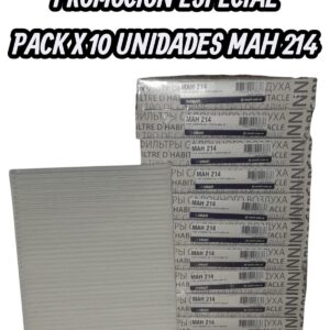 PROMO PACK X 10 UNIDADES Filtros para Habitáculo - FORD ECOSPORT 02/FIESTA MAX 02 (OEM : 1204459) - MAH 214  (MAH 214 MH 254 AKX-35346F CF 9666/9878 HM 2036 TH 937 CU 2433 1204459)