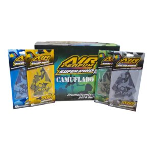 PROMO X 36 UNIDADES CJ AIR PERFUM SUPER PINO CAMUFLADO  (Vainilla Pride) 36unid. x 10 Grs