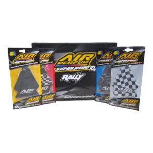 PROMO X 36 UNIDADES CJ AIR PERFUM SUPER PINO RALLY  (Vainilla Pride) 36unid. x 10 Grs