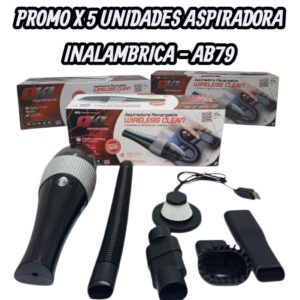 PROMO X 5 UNIDADES ASPIRADORA RECARGABLE USB - QKL AB79