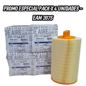 PROMO PACK X 4 UNIDADES  [FILTRO EMAFI] M.BENZ C200 02-12/C230 02-05|SLK 200 04-11 - EAM 2075(EAM 2075 - WR-365 CA 9680 - - C 14114 A2710940204)