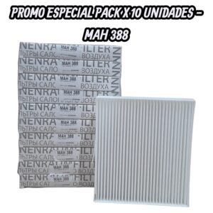 PROMO PACK X 10 UNIDADES  Filtros para Habitáculo - GEELY EMGRAND GS 1.8 17> (OEM : 8022004800) - MAH 388   (   MAH 388 - - - - - - 8022004800)