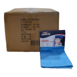 PAÑOS DE MICROFIBRA AZULES TRADICIONALES