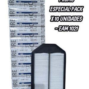 PROMO PACK X 10 UNIDADES [FILTRO EMAFI] HONDA CR-V (CRV) 2.4 16v 170CV 08- - EAM 1021  (EAM 1021 - JFA-0431 CA 10344 AMPI 1197 - C 27002 17220RZAY00)