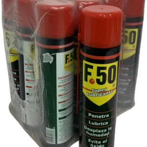 PROMO PACK X 12 UNIDADES F50 LUBRICANTE MULTIUSO AEROSOL GRANDE X 400 CC - FUL 913 - FUL 611FULL CAR (simil wd40 - k78 501 - A3610/12 - A3611/12  - plus 3040)  (Lubricante en aerosol, penetra, desplaza la humedad y evita elóxido.)