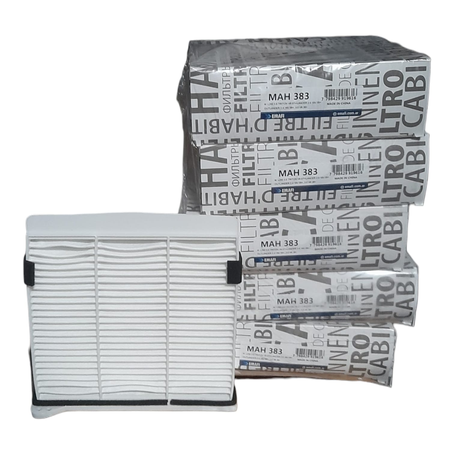 Filtros para Habitáculo - MITSUBISHI L200 3.5 07>/LANCER 05>/MONTERO 10>/OUTLANDER 2.4/3.0 05> (OEM : MR398288) - MAH 383 ( MAH 383 - AKX-1995 - - - CUK 2231 MR398288) - Image 2